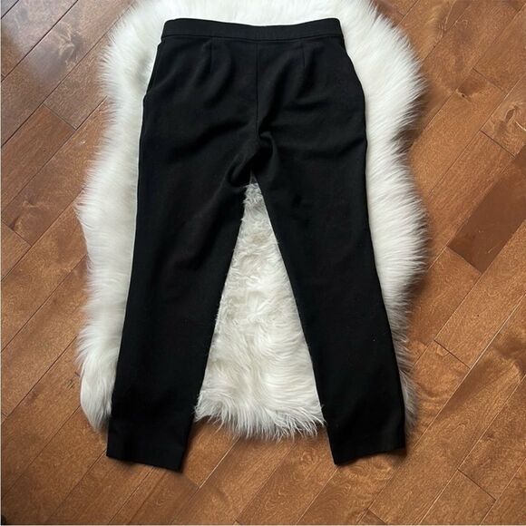 Theory Cropped Slim Pants 00 Black Thaniel - Picture 8 of 8